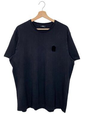 Mackage Felt Monogram Logo Heavyweight Organic Cotton T-shirt Black mens size XL